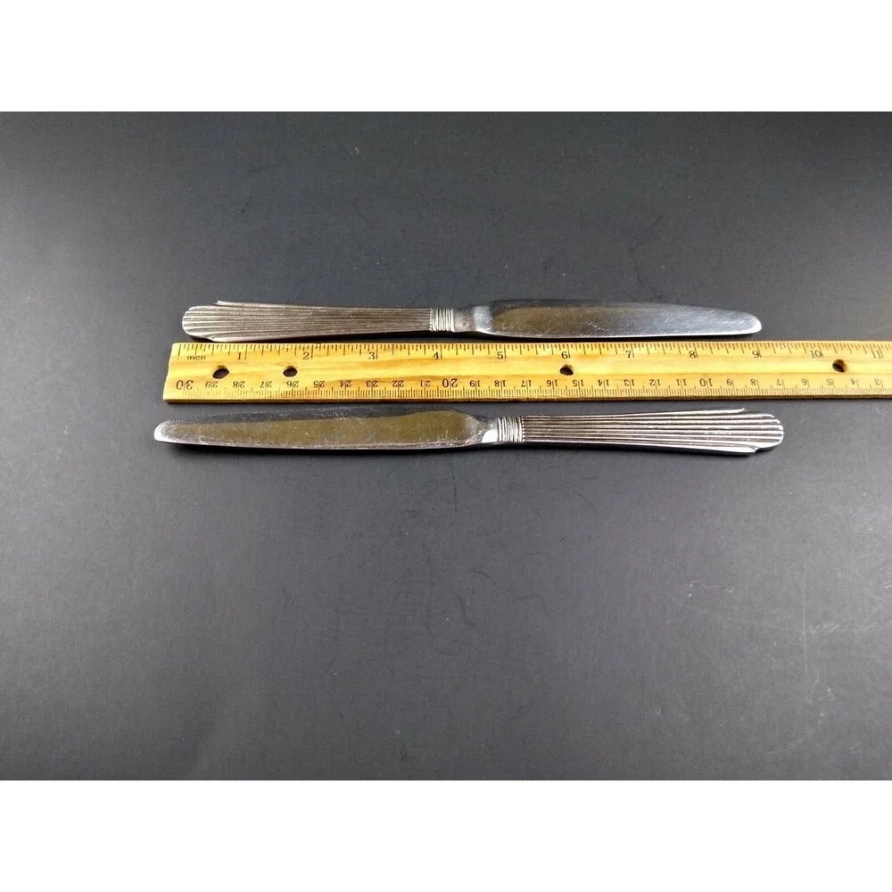 Alco Industries Stainless ACV7 Knife Set of 2 Dinner Knives